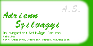 adrienn szilvagyi business card